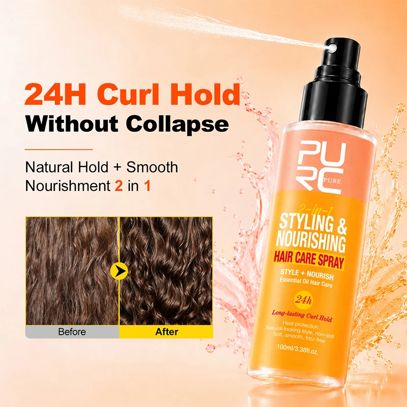 Hair Care Normal - PURC Spray capillaire 2-en-1 nourrissant et