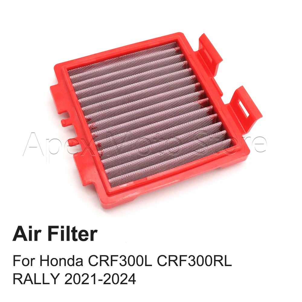 

Motorcycle High Flow Air Filter Intake Cleaner For Honda CRF 300L 300RL CRF300 L RL CRF300L CRF300RL RALLY 2021 2022 2023 2024