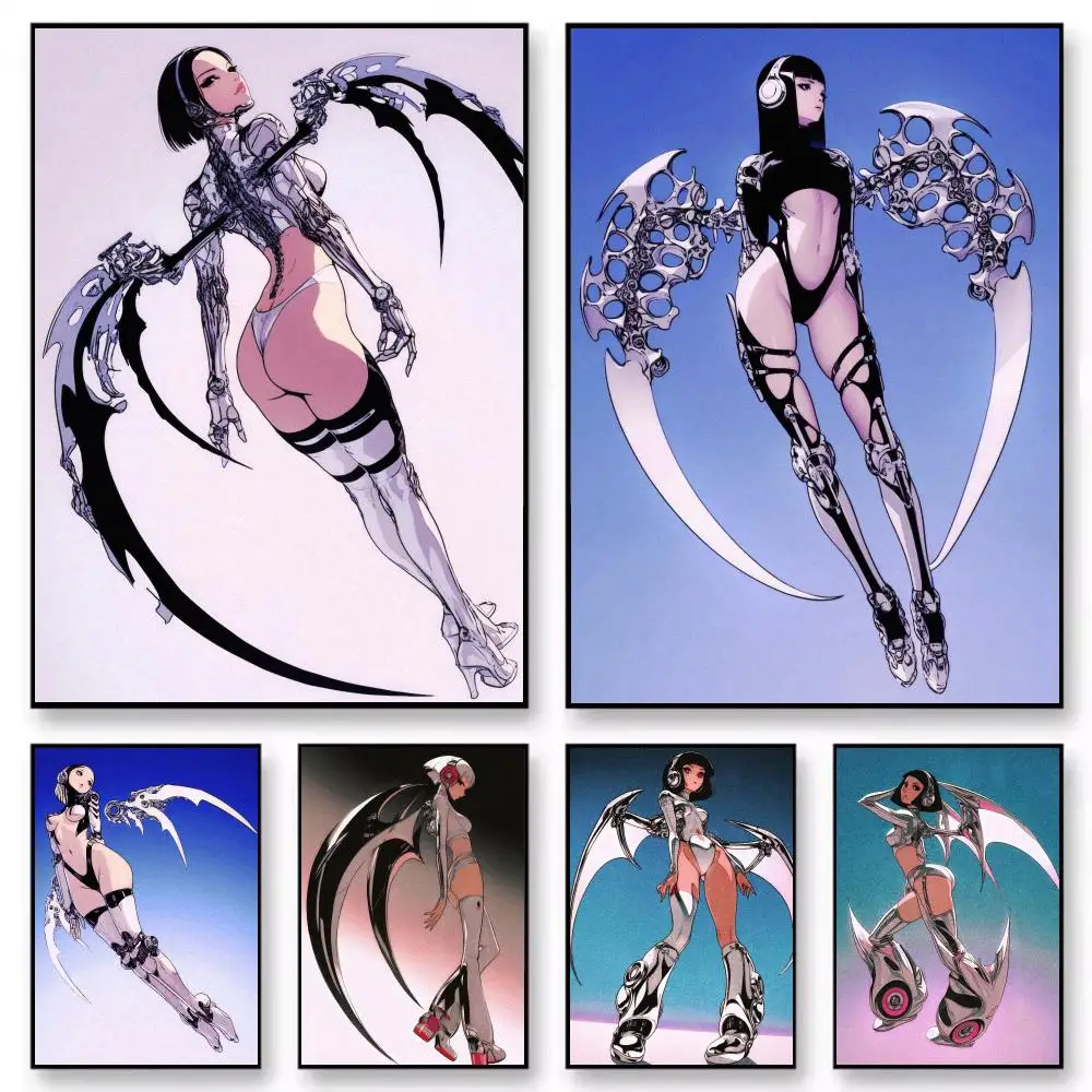 Succubus Wings Fleece Poster Nordic style room wall decoration self-adhesive HD waterproof AFE bar