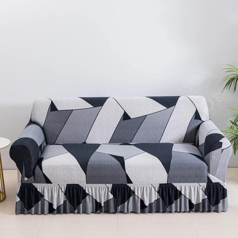 Dehnbarer Blumen-Sofabezug, Waschbarer Möbelschutz für Hunde, Ecksofa-Überwurf, 1/2/3/4-Sitzer-Sofabezüge – Detail 11
