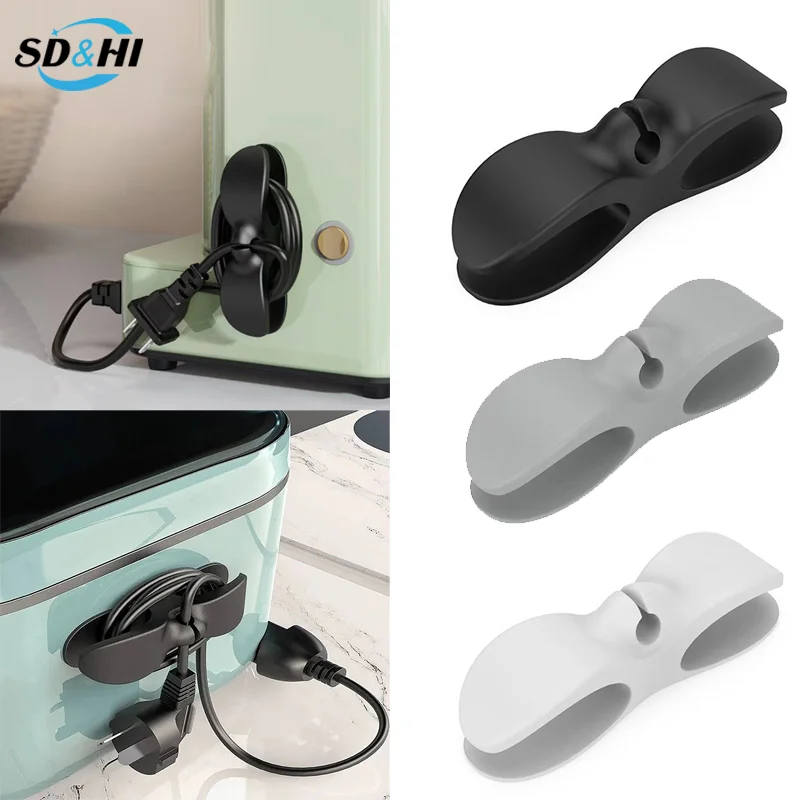 Cord Organizer For Appliances Upgraded Kitchen Cord Winder Cable Management Wrapper Holder Set Air Fryer Coffee Maker Wire Fixer