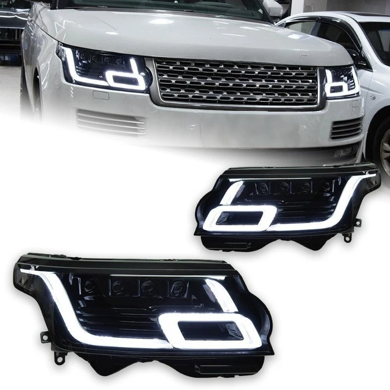 For 2014-2017 , Upgraded New LED Headlight Assembly - Plug and Play 50W 8000 Lumens 6000K Universal Fit ...
