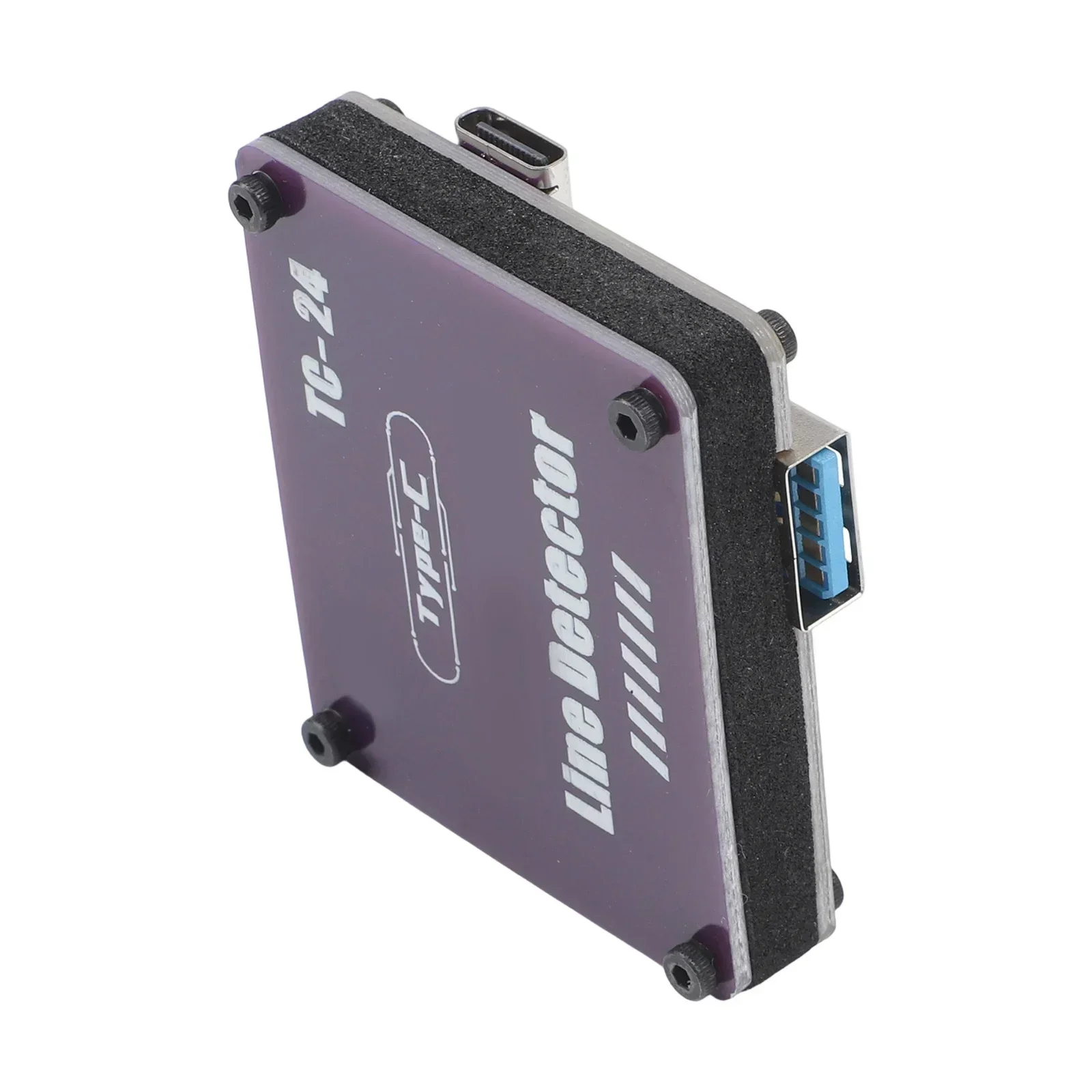 For Repair Technicians USB-C Cable Tester Type-C Cable Tester Metal Connector Terminals Portable Handheld Design