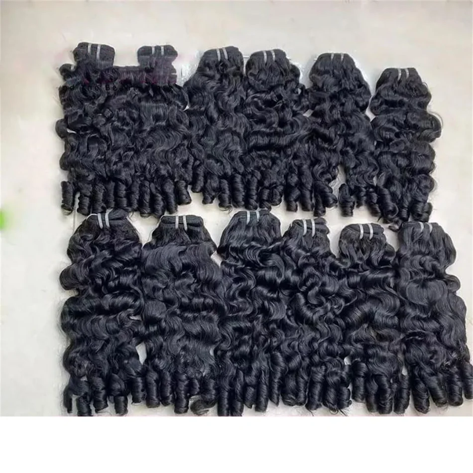 Burmese Curly Bundles Deep Wave Curly Bundle Brazilian Virgin Hair 3 Bundle 12A Grace Unprocessed Weave Extensions Natural Black
