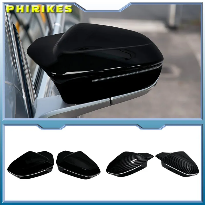 

For BMW 7 I7 I5 5 Series G60 G61 G68 G70 G90 2023+ M3/M5 Style Rearview mirror protective cover made of ABS material