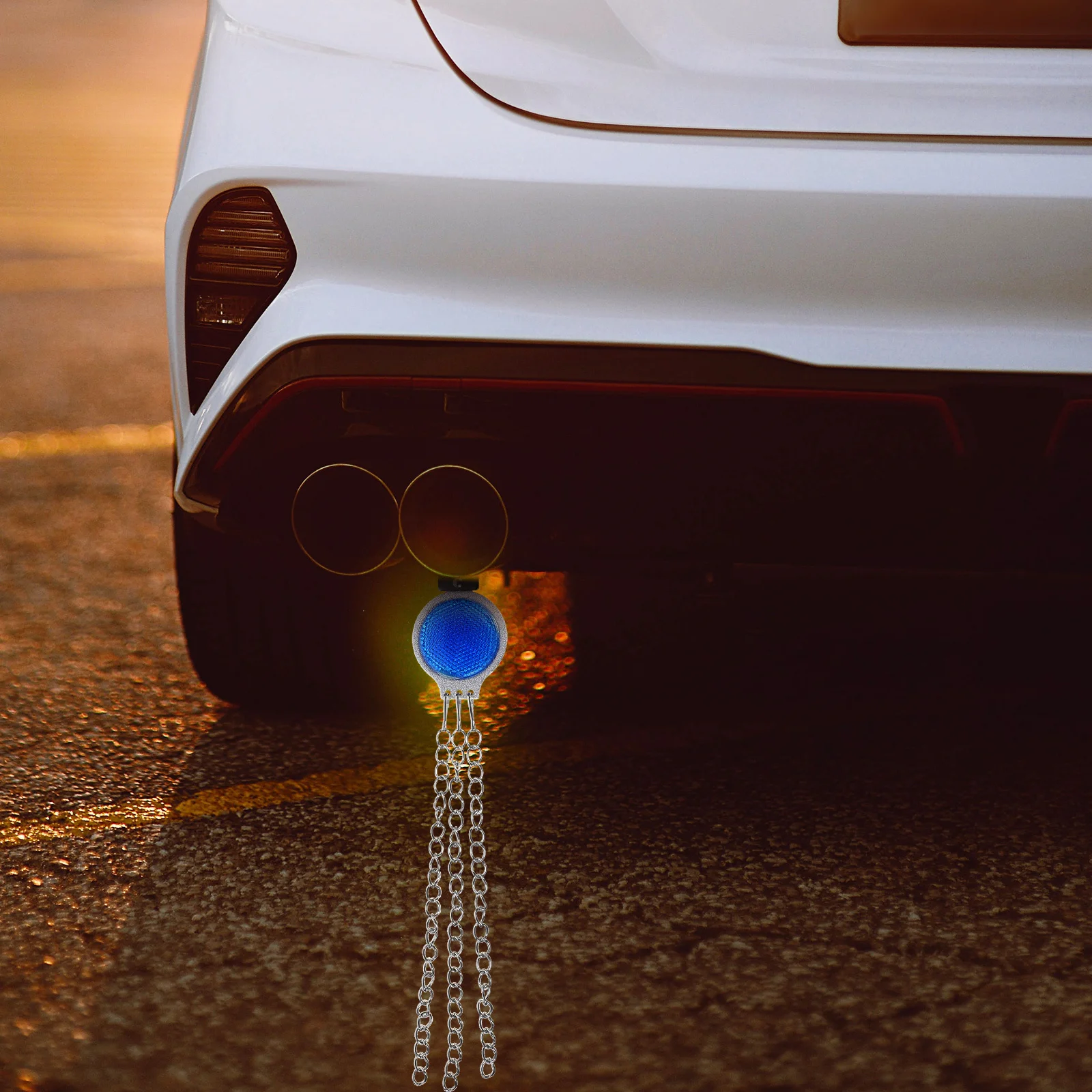 

Car Anti Static Strap Blue Hanging Type Ground Electrostatic Belt For Auto Discharge Durable Safety Decoration Night Driving