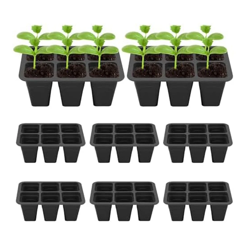 

Seed Starting Tray Plant Starting Trays Plant Starting Kit Mini Greenhouse Germination Kit For Seed Growing,8Pcs