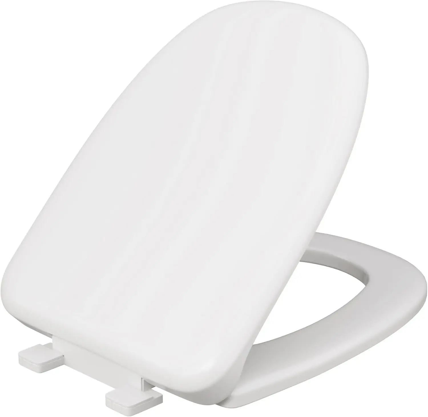 

Deluxe Slow-Close Elongated Toilet Seat with Cover, Square Closed Front Design for Enhanced Comfort and Durability