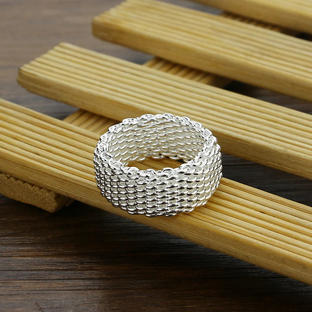 

Elegant 925 Sterling Silver Ring for Women Luxury Designer Engagement Jewelry for Sweethearts Betrothal Marriage Party