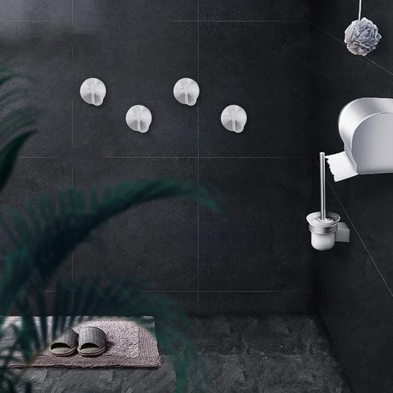 File storage in Stock New Arrivals 20 X Suction Cups Clear Plastic Cups with Metal Decoration Sucker
