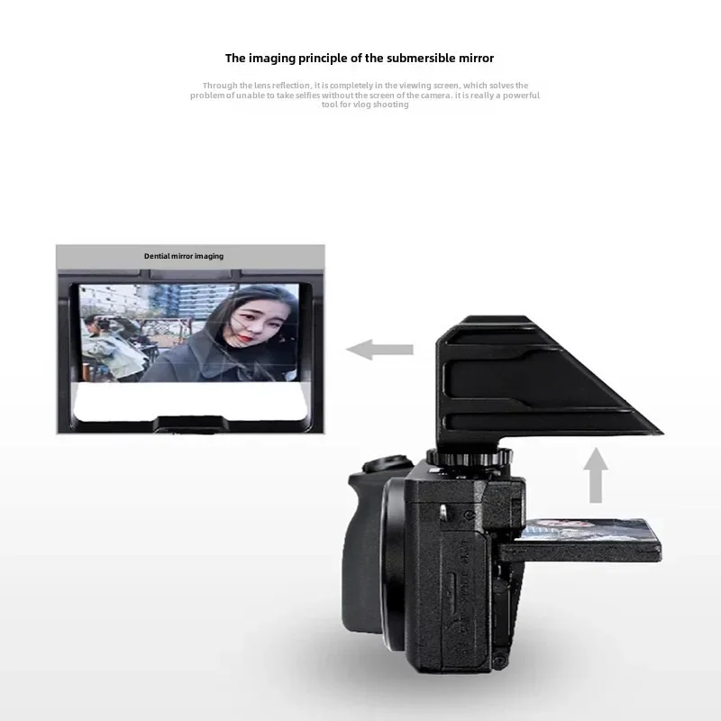 For Vlog Selfie Flip Screen with Cold Shoe for Mirrorless Camera for Video Youtube photo studio photography accessories