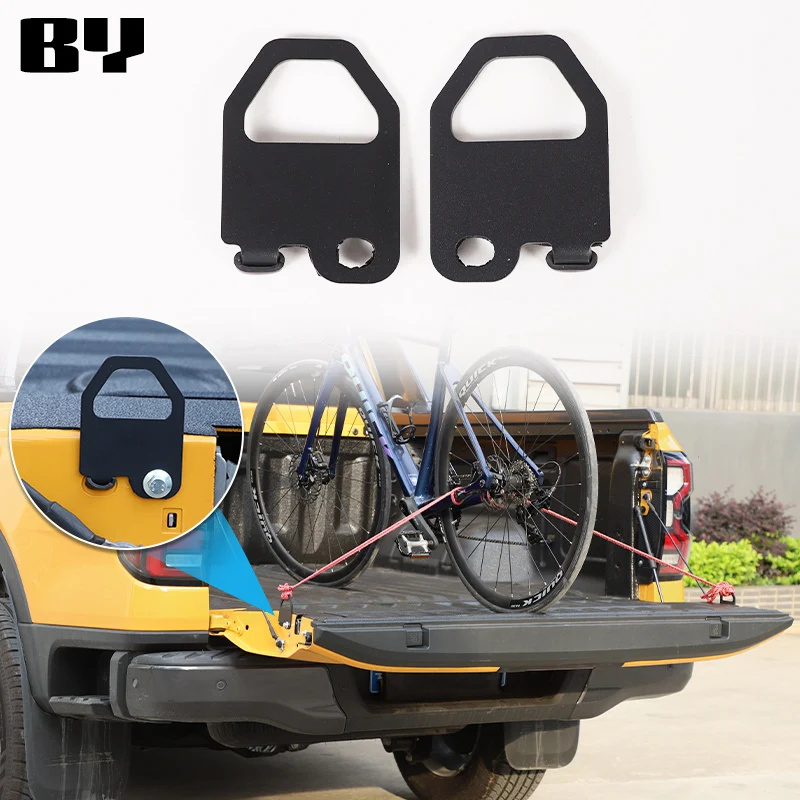 

2pcs Truck Tailgate Trunk Luggage Anchor For Ford Ranger 2023+ Pickup Bed Side Tie Down Cleat Hook Fastner Clip Car Accessories