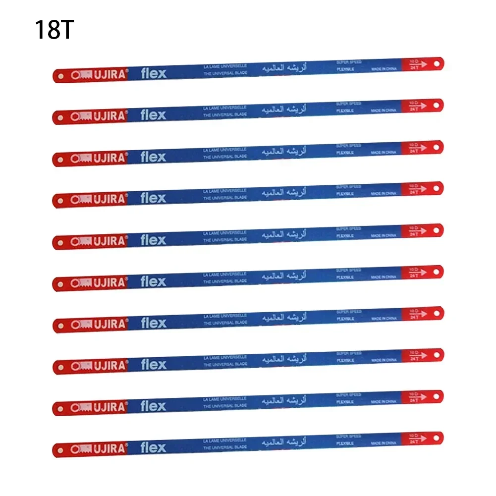 10PCS 300mm Bi-Metal Hacksaw Blade Hand Saw Blades 14T/18T/24T For Meat Wood Cutting Woodworking Tool image 2