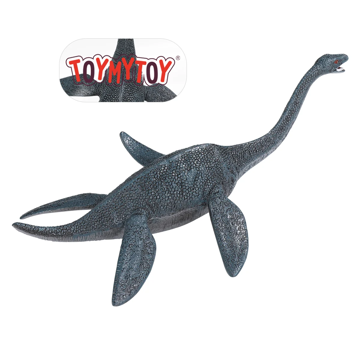 TOYMYTOY Large Size Dinosaur Model Toy Plastic Static Ornaments Educational Toy for Kids (Snake Neck Dragon)