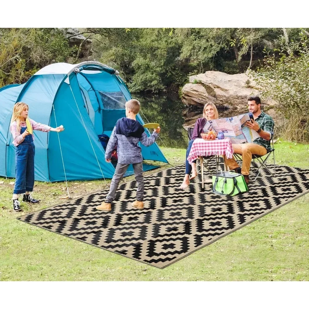 

#For Outdoor Rugs 9x12 for Patios Clearance, Waterproof Plastic Straw Rug, Large Reversible, UV Protection&