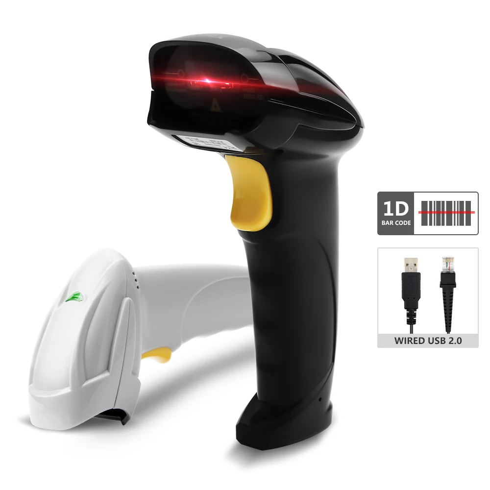 X-9300 Wholesale USB Auto Trigger 1D Laser bar Code Scanner Handheld Barcode Read Data Collector
