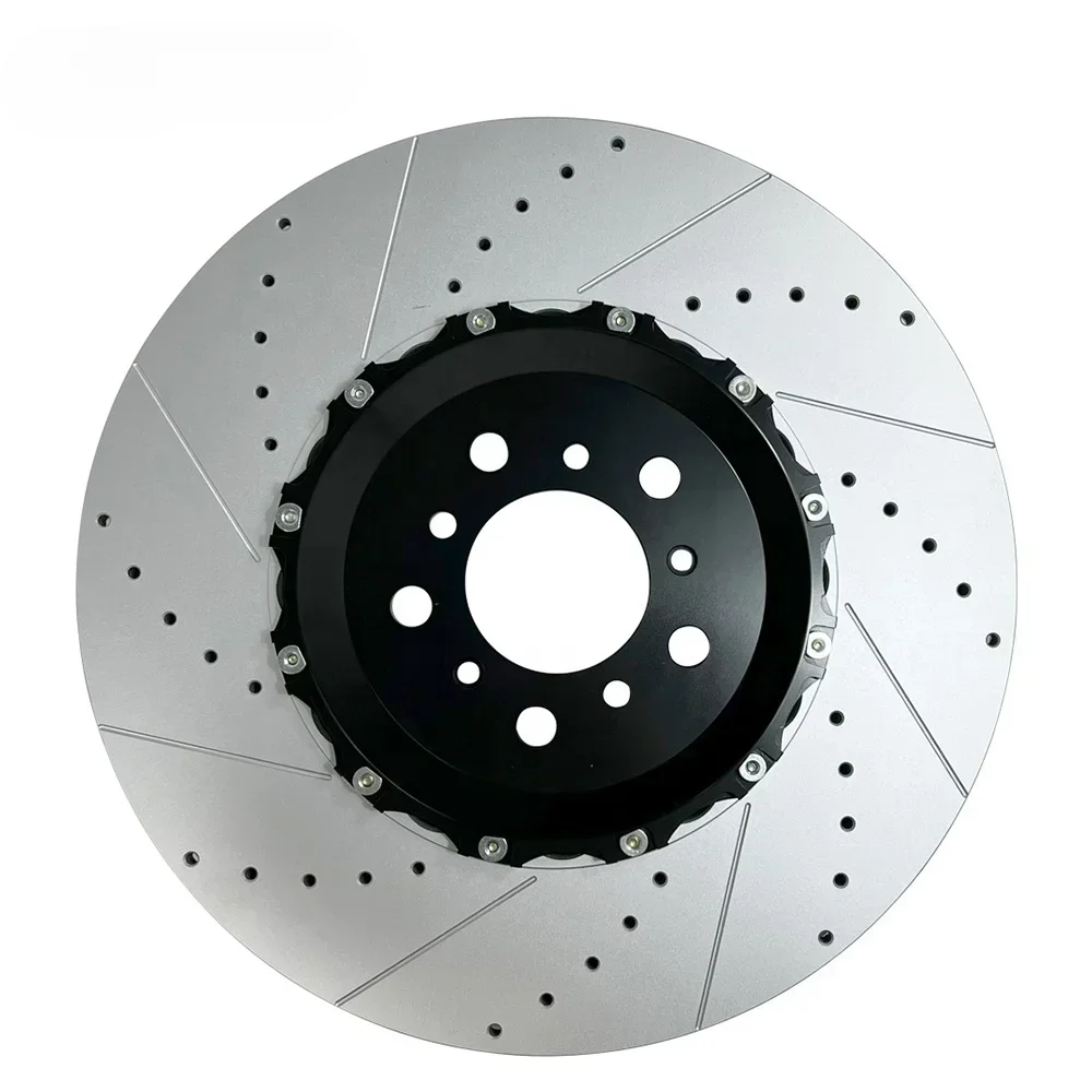 Auto Parts Cross Drill Drilled Slotted Front Rear Floating Brake Rotors For BMW M5 M6 F6 F10 528xi 535xi F12 F13 F22 M240i