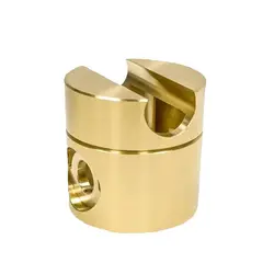 CNC Lathe Machining Connection Sleeve Copper Aluminum Customized Parts Based On Drawings