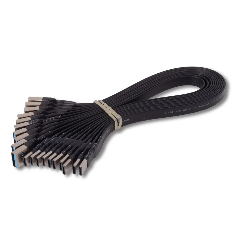 USB 3.1 USB-C Type-c إلى USB-A تمديد كابل مسطح 10Gbps سرعة كاملة لـ GPS ROCK Pi 4 Raspberry Pi لوحة تحكم دقيقة #4