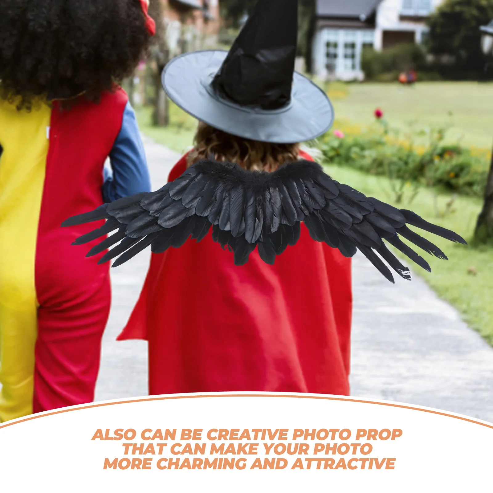어린이를위한 날개 할로윈 코스프레 공연 의상 액세서리 축제 결혼식을위한 내구성 제비 디자인