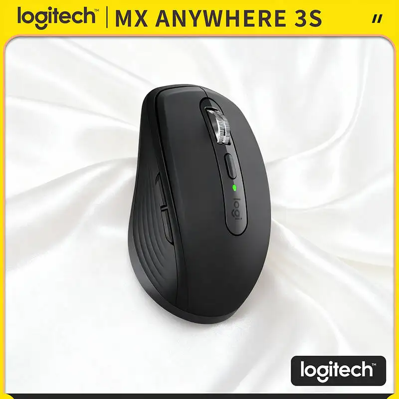 

Компактная мышь Logitech MX Anywhere 3S, эргономичный дизайн, перезаряжаемая, с быстрым прокруткой для портативных ПК Mac