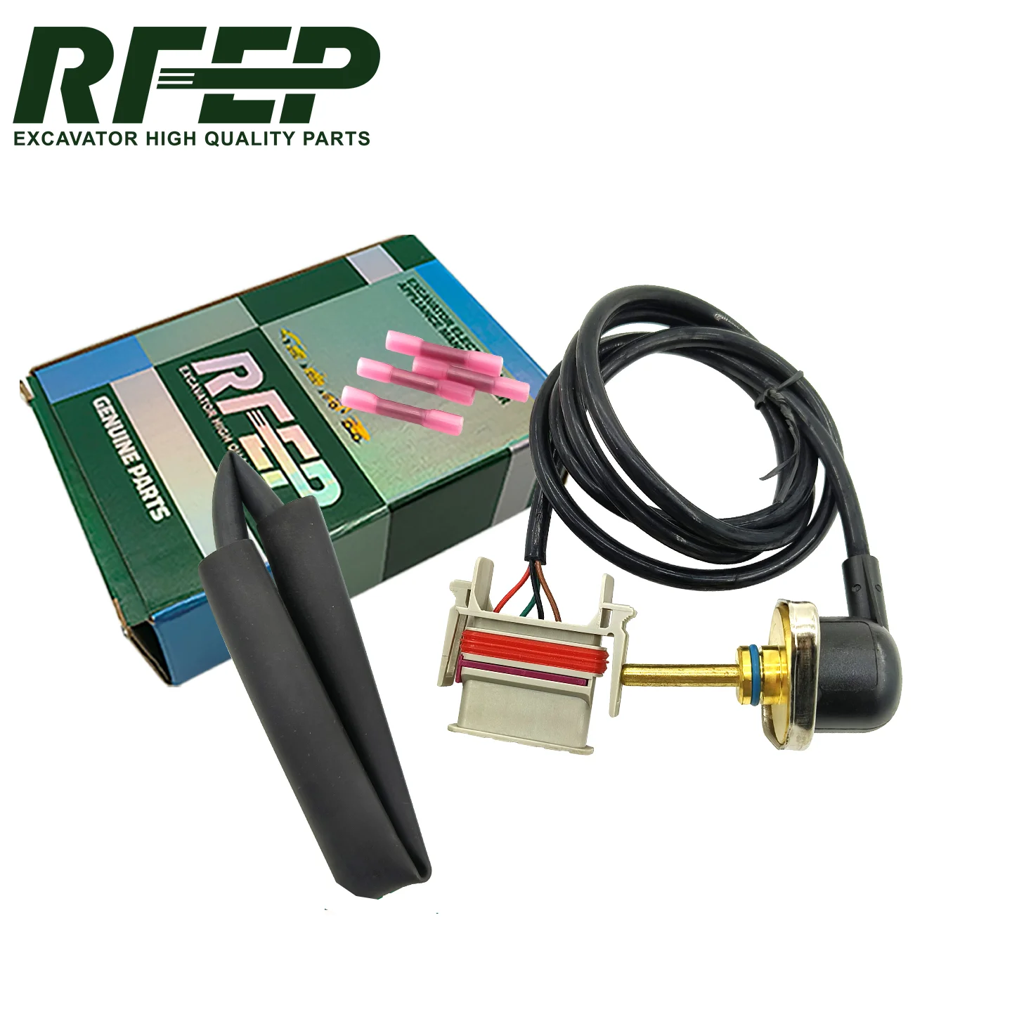 DX‑9 Oil Pressure Sensor Pressure Transducer With Complete Wiring Harness for Doosan Excavator Replacement Spare Part