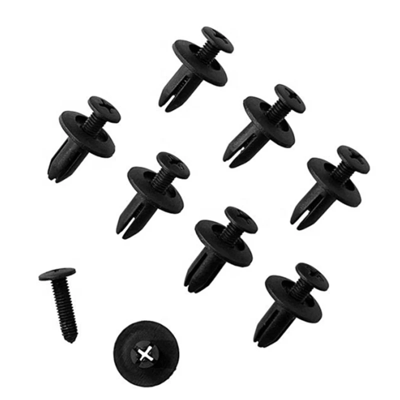 20 قطعة ل 6 مللي متر ثقب OE: 90683-SA5-003 مصد للسيارات السحابات كليب البلاستيك سيارة المسمار التجنيب جذع كليب الحاجز كليب C09 #4