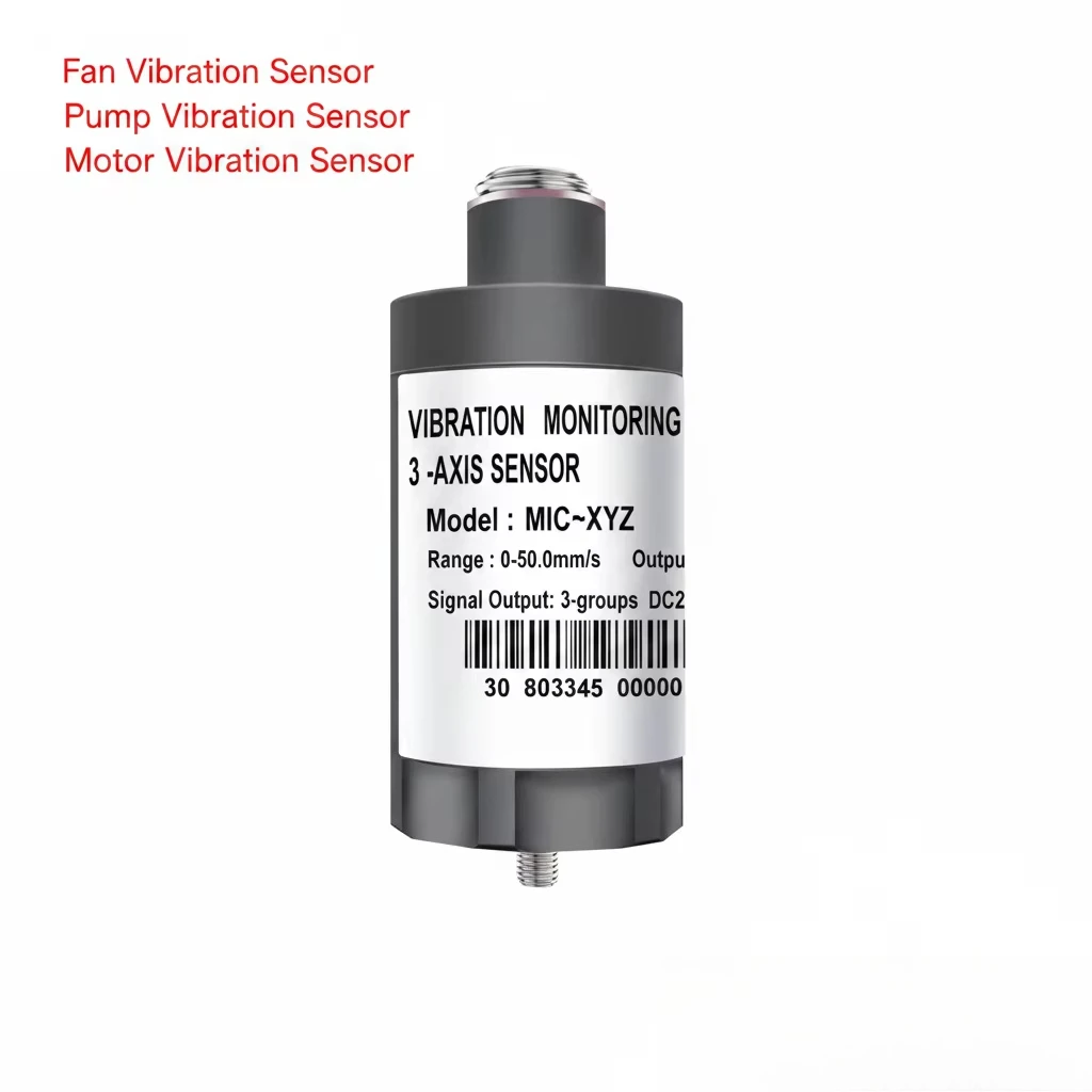 4-20mA RS485 WiFi LoRa Wireless Vibration Transmitter Industrial Vibration Sensor For Motor Pump Fan Remote Vibration Monitoring