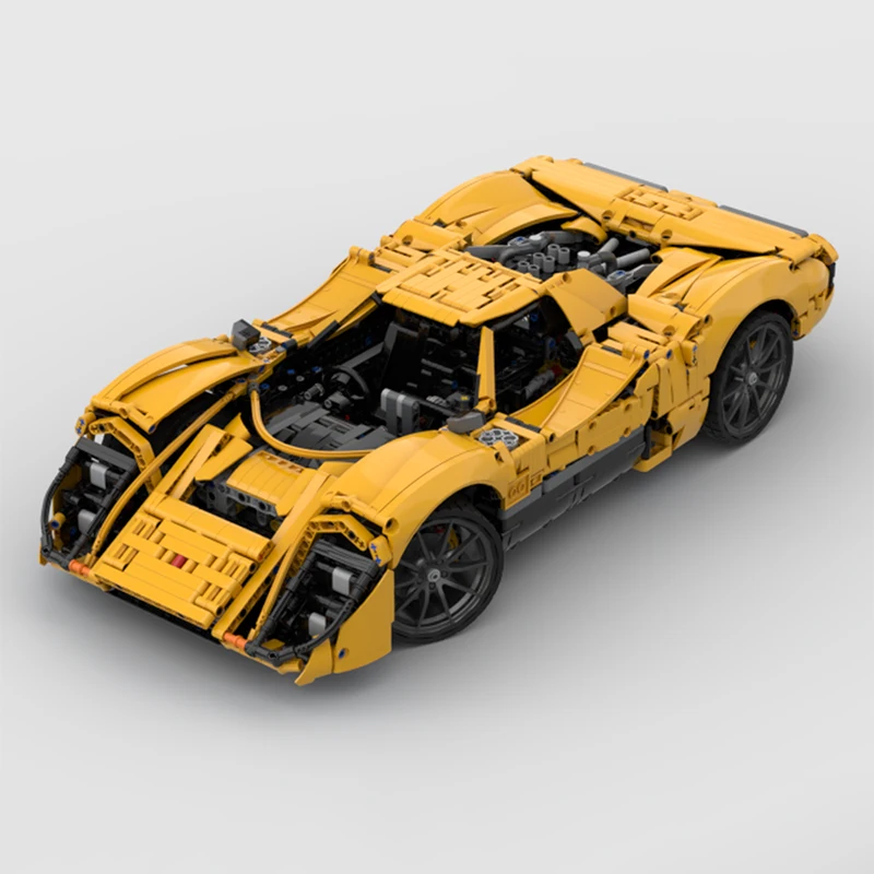 ชุดประกอบโมเดลรถสปอร์ตเท่ๆ รุ่น MOC-235265 ของเล่นตัวต่อแบบประกอบเอง 42172 ของขวัญคริสต์มาสสำหรับเด็ก