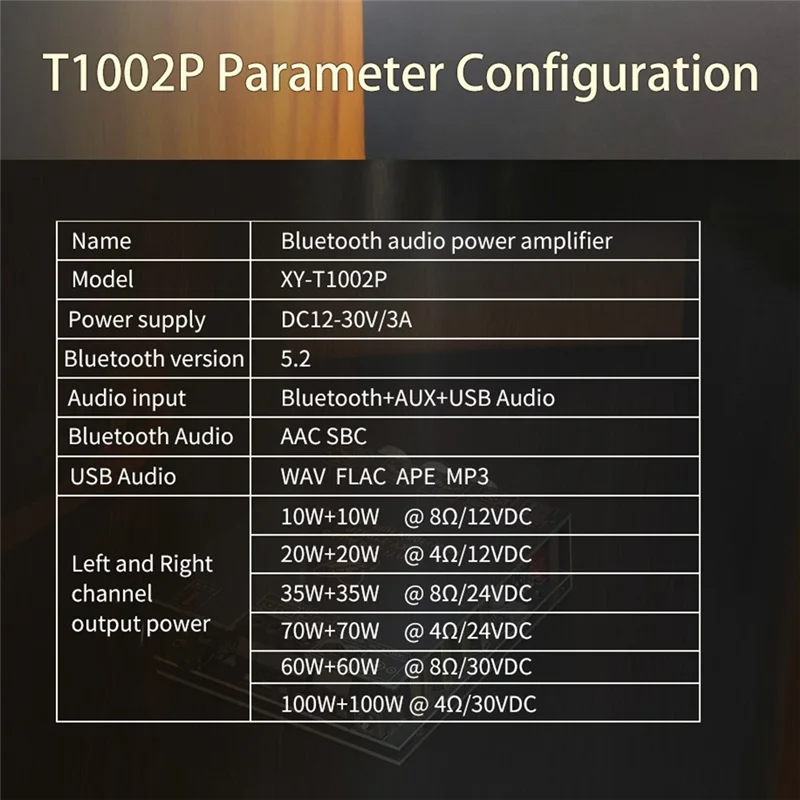

B68C T1002P Обновление TPA3221 100Wx2 Bluetooth цифровой усилитель мощности плата стерео сабвуфер усилитель регулировки высоких басов
