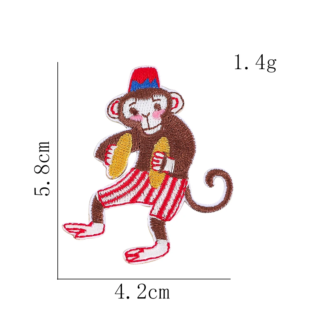 Cartoon Animal Band Iron on Patches Cute Music Themed Embroidered Patches Suitable for Jackets Jeans Bags and DIY Crafts