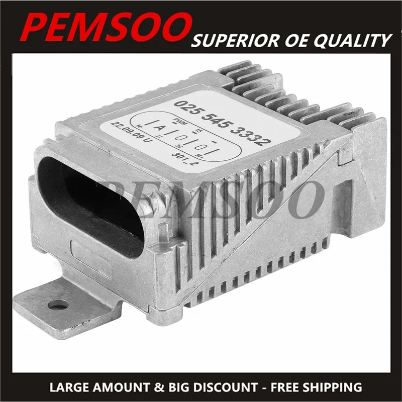 

1PC Cooling Fan Control Module Unit 0255453332 0185459932 0275458132 Fit for Mercedes-Benz C230 C280 E300 E320 E430 SLK230