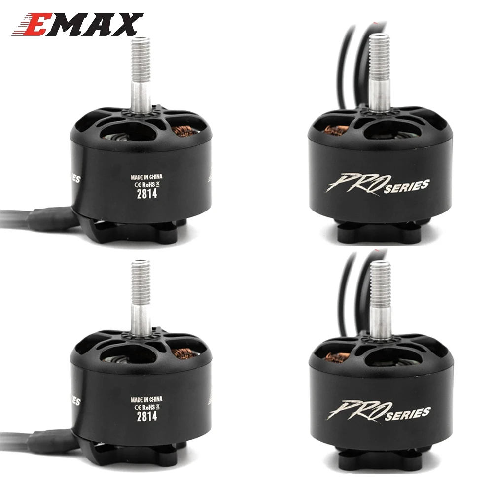 

EMAX Pro Series 2814 730KV 830KV 3-6S бесщеточный двигатель CW 4 мм вал для 9-дюймового 10-дюймового дальнего FPV радиоуправляемого гоночного дрона аксессуары