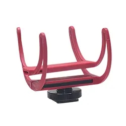 Mcoplus Shotgun Microphone Shock Mount with Rycote Lyre Bracket for Rode VideoMicro Videomic Go Microphone