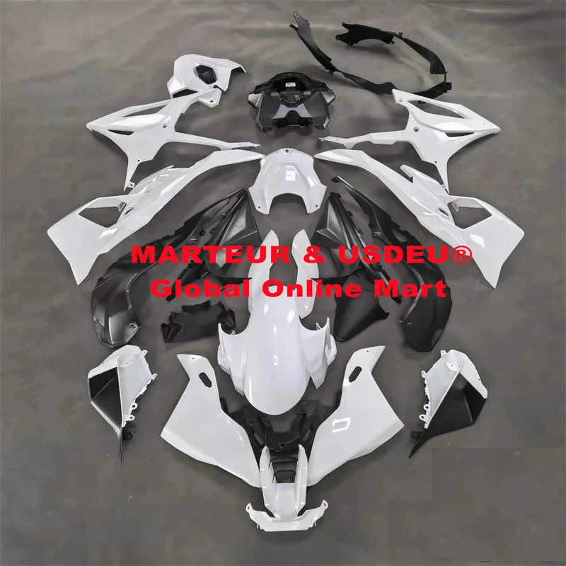 Неокрашенные мотоциклетные обтекатели USDEU для BMW S1000RR 2025 s1000rr 25, односидельная версия, комплект обтекателей и панелей, подходит для большинства моделей.