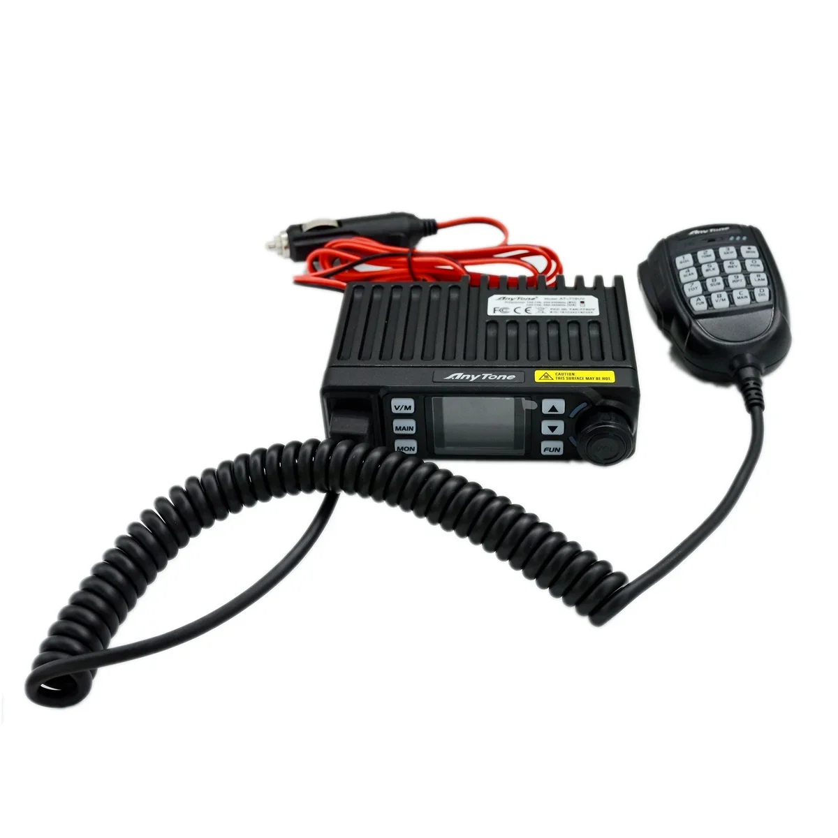 

Anytone AT779UV Mobile Radio 144-148Mhz & 420-450Mhz Keyboad Microphone Scrambler Cigar Lighter Power HAN Amateur Transceiver