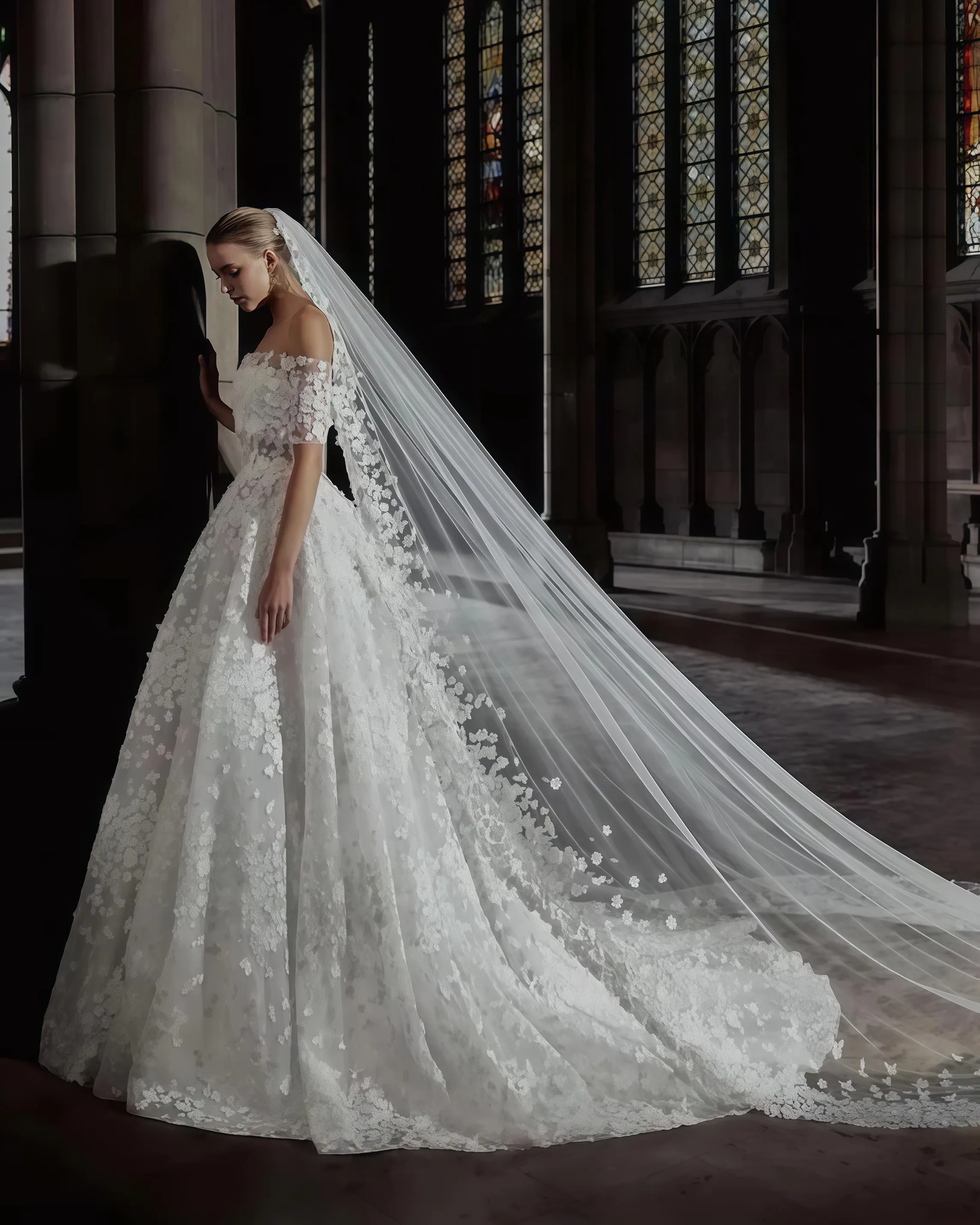 أزياء الكرة بثوب فساتين الزفاف الحبيب أكمام زين الدانتيل زي العرائس مخصص الدانتيل متابعة الظهر رداء vestido de novia