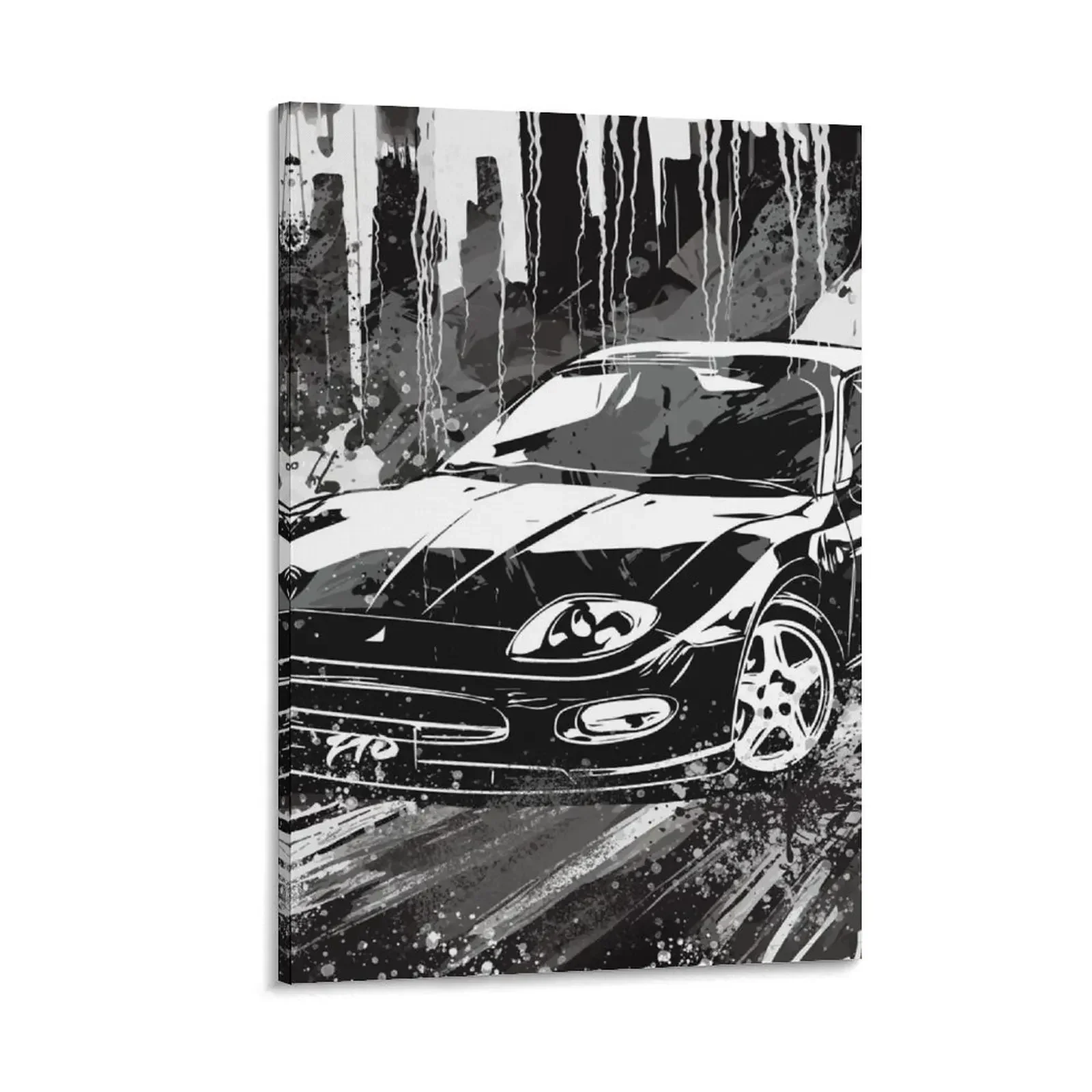 

JDM FTO Art Graffiti Canvas Painting room decorations for girls home decoration accessories room decorations aesthetic