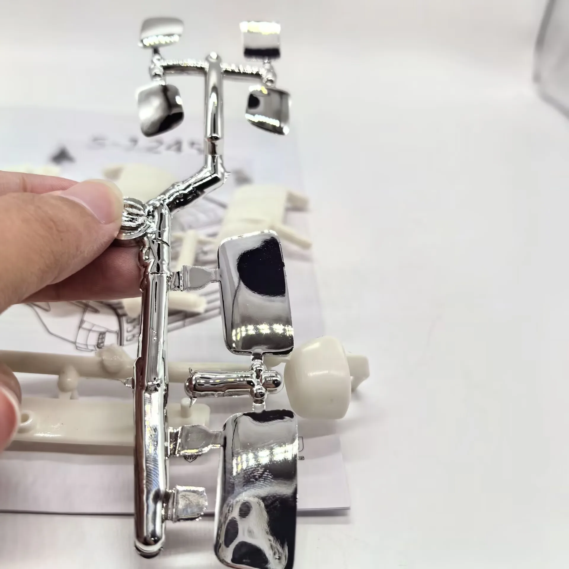 For Tamiya 1/14 Tractor Remote Control Toy R620 R470 Rearview Mirror Set Mudguard LESU Model