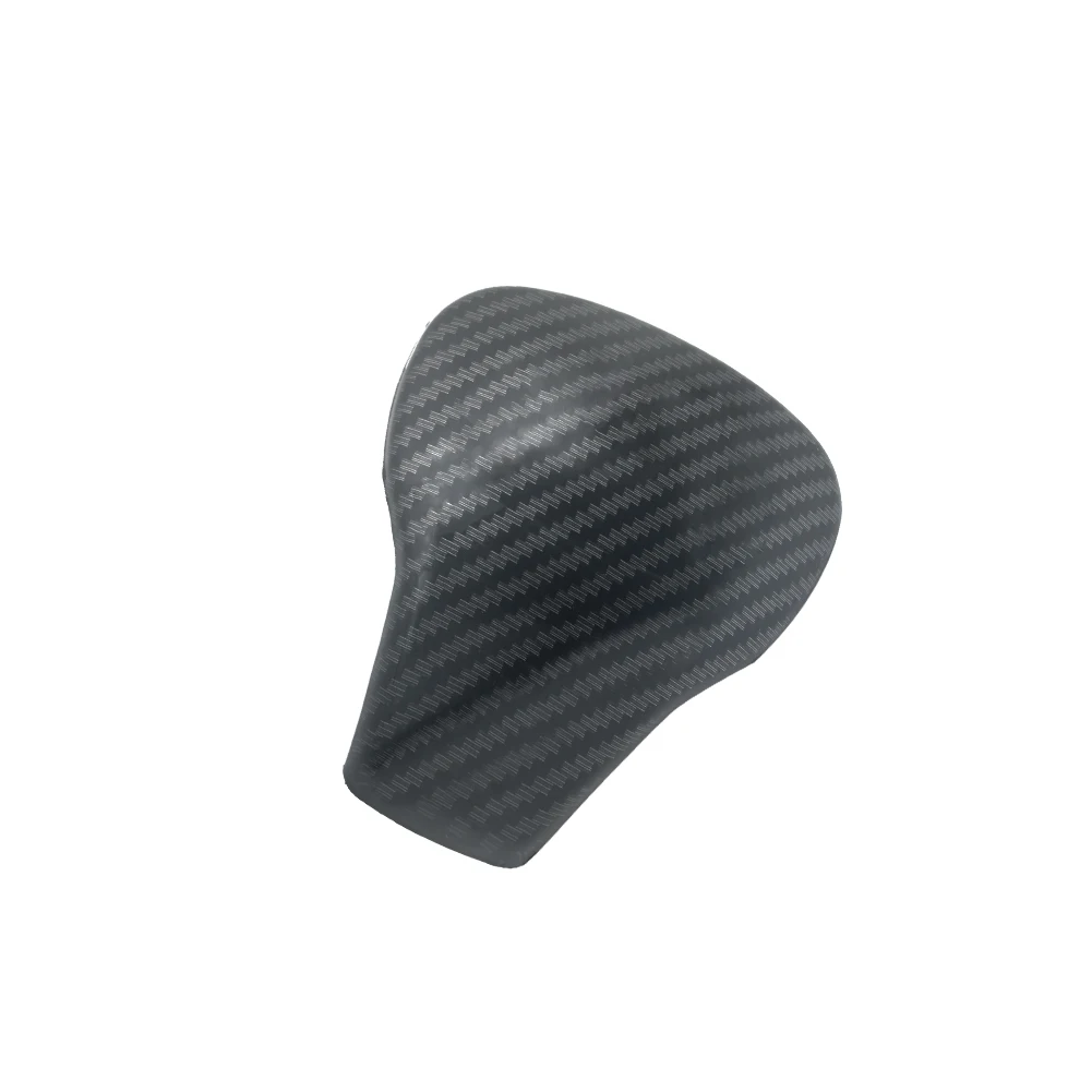 Carbon Fiber Gear Shift Knob Cover for volkswagen Tiguan 2017-2022 Anti-Scratch ABS Interior Trim Car Styling Accessory