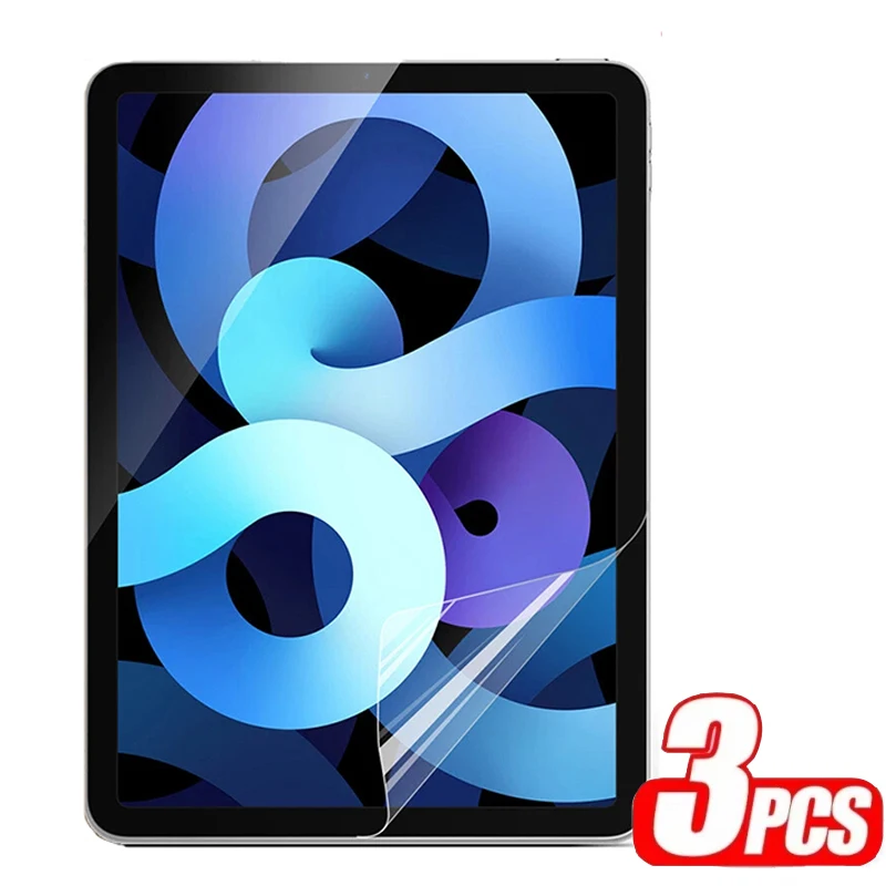 3Pcs PET Film For iPad Pro 12.9 6th 5th 4th 3th 2th 1th Generation Screen Protector For iPad Pro 2022 2021 2020 2018 2017 2015