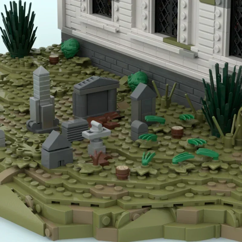 Moc ビルディングブロック ウェスタンリデンプション教会 テクノロジーモジュラーブロック 人気ゲームモデル ギフト クリスマスおもちゃ DIY セット 組み立て