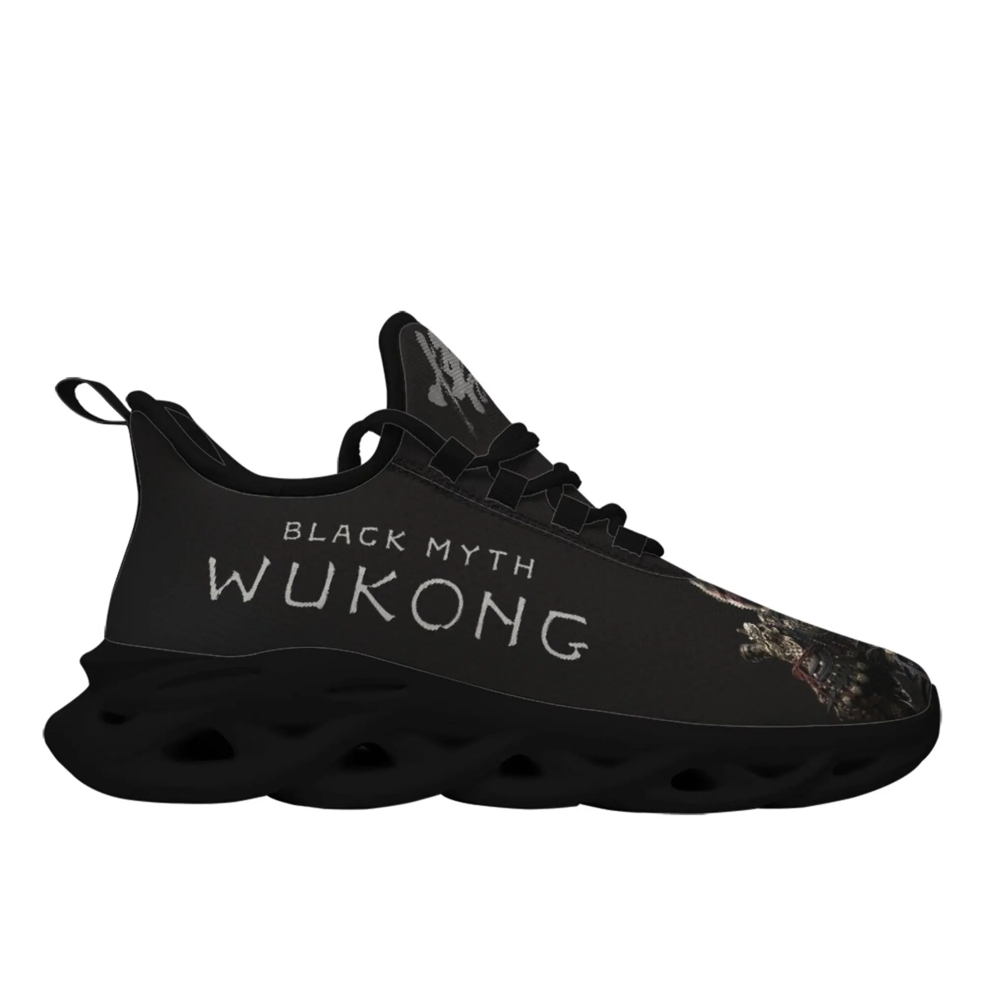 Dropshipping Print On Demand Custom Casual Shoes Sneaker Black Myth Wukong Game Design