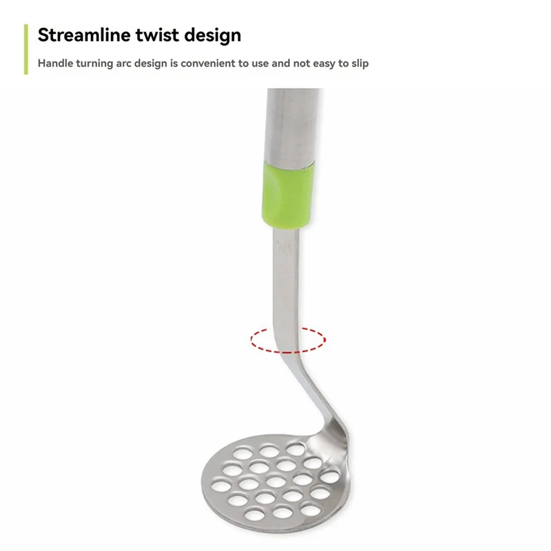 

2025 Trend2 шт., пресс для чеснока из нержавеющей стали, картофельные фрикадельки, кухонный гаджет, многофункциональная ручная толкушка