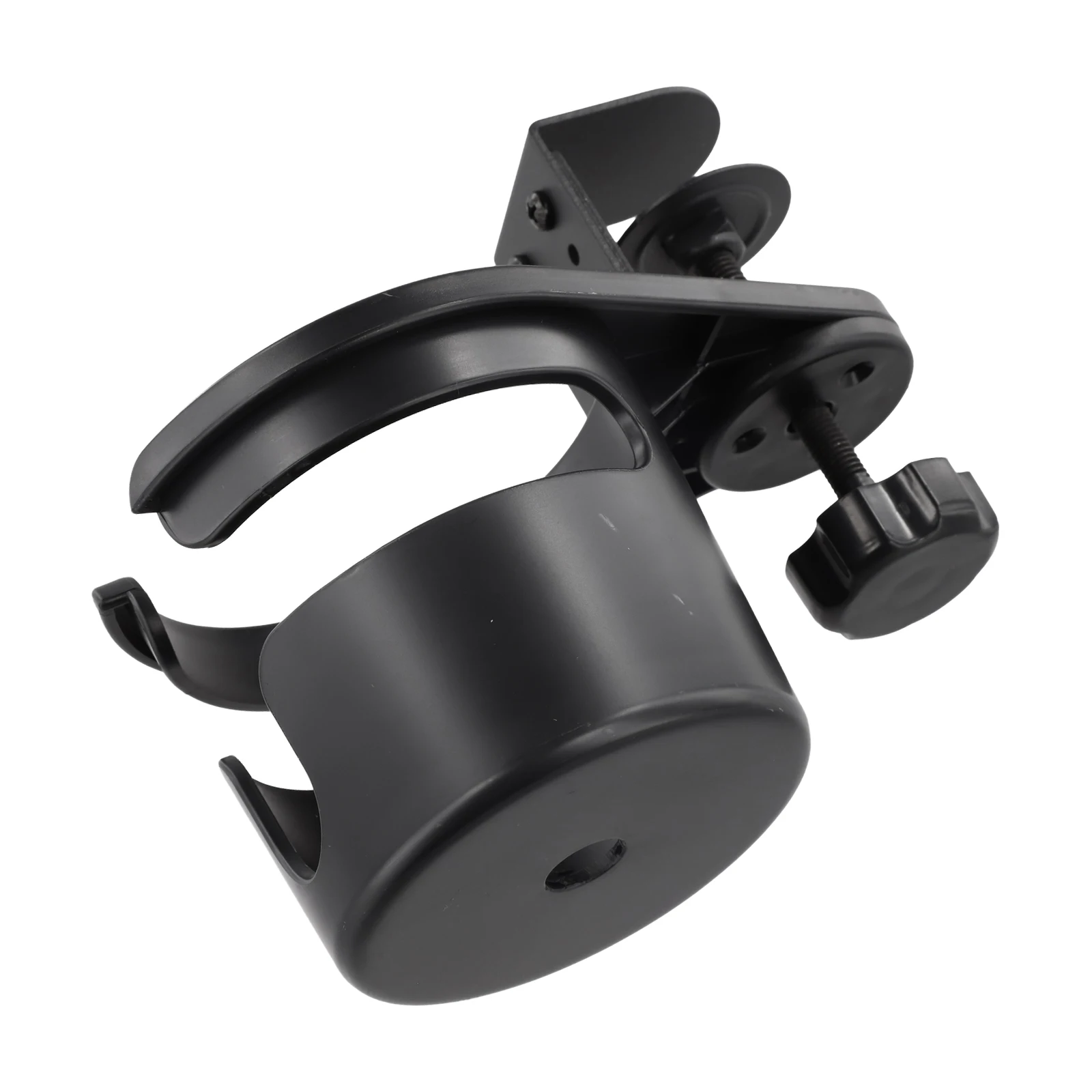 

Adjustable Rotating Cup Holder for Desktop Use Space Saving Design with Leak Proof Construction to Keep Beverages Secure