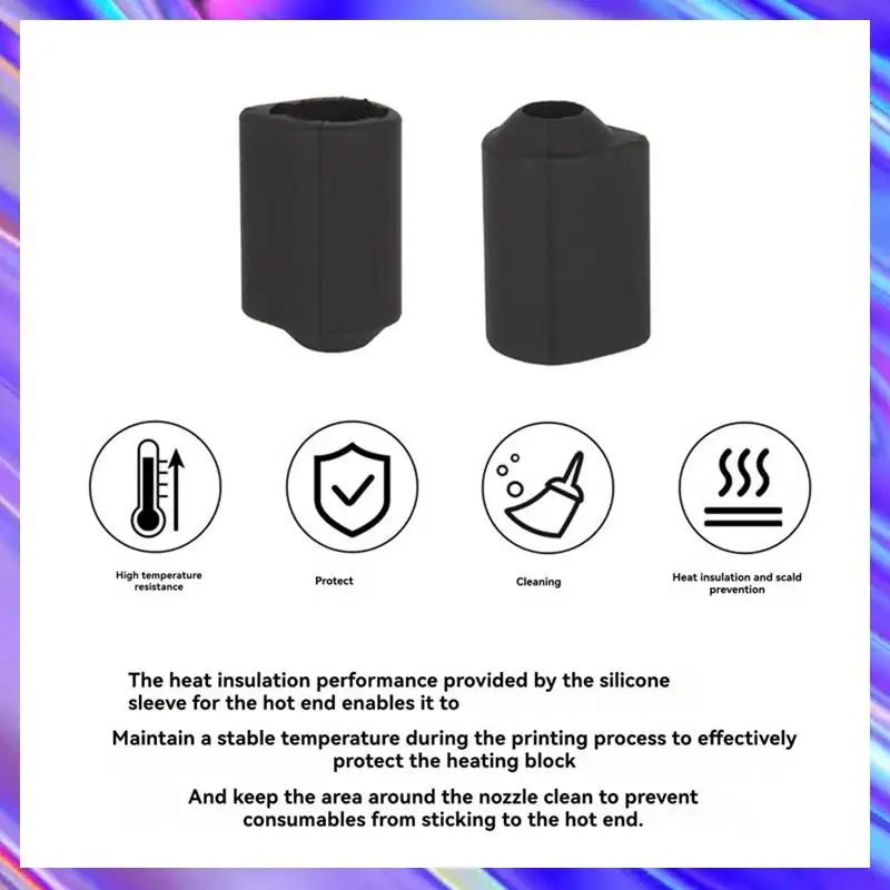 

Силиконовый носок для Creality K2 Plus, защитный рукав Hotend для Hi Combo 3D-принтера, сохранение тепла, защита от пыли
