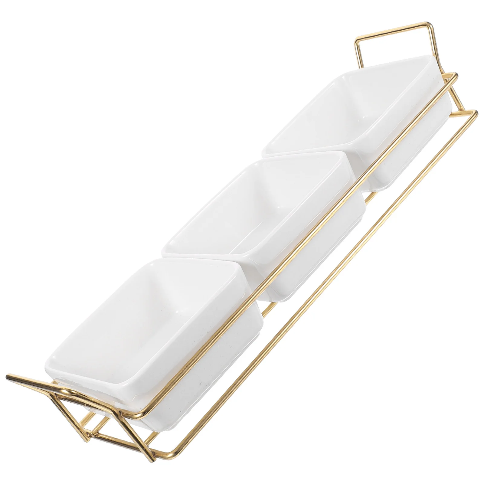 

1Set Candy Plate Dried Fruit Tray Snack Holder Metal Rack Stand Chic Design Serving Tray for Entertaining Fruit Serving Plate