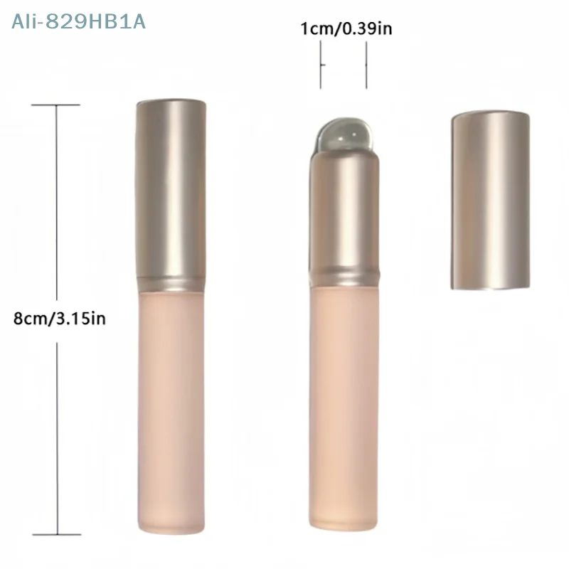 Pincel de silicona con cabeza redonda, brocha suave para labios, aplicación de lápiz labial, brocha para manchas, herramientas cosméticas para niñas y mujeres, brochas de maquillaje