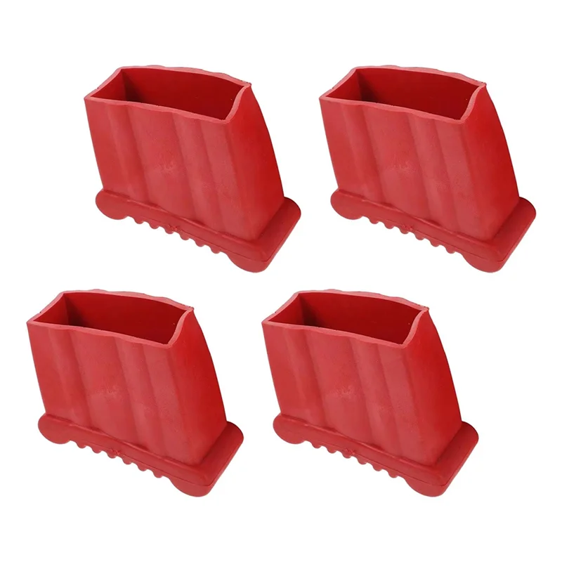 

ABWP-4Pcs Non-Slip Folding Ladder Feet Mat, Rubber Stair Foot Pads & Covers, Anti-Skid Ladder Leg Cushion Bumper