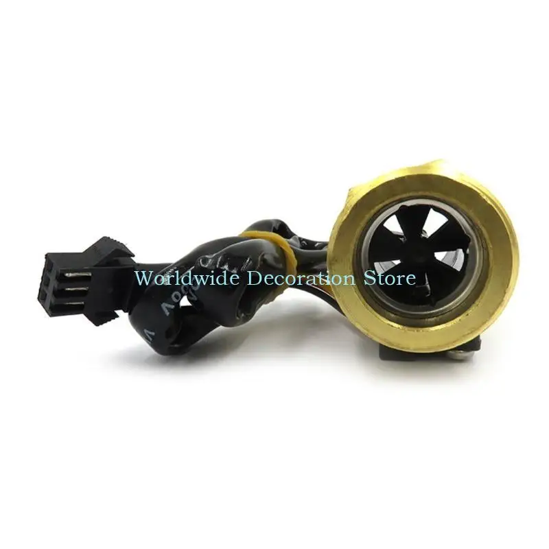 Q39b Capteur d'écoulement en laiton amélioré G3 / 4 "Interrupteur capteur d'effet salle masculin 1-30L / min